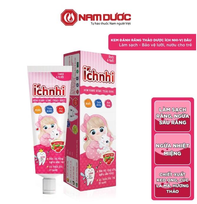 Kem đánh răng thảo dược Ích Nhi