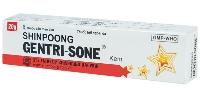 Kem điều trị á sừng, vẩy nến – Gentrisone