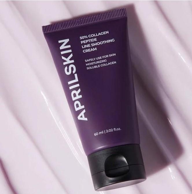 Kem dưỡng ẩm Aprilskin 50% Collagen Peptide Wrinkle Smoothing Cream