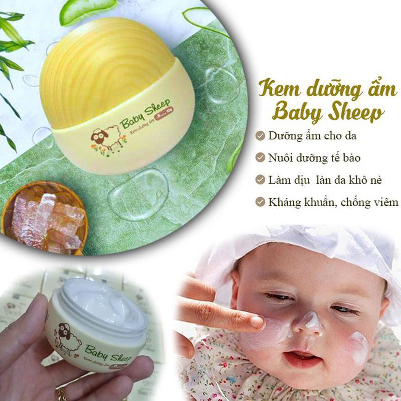 Kem dưỡng ẩm cho bé Baby Sheep I'm Nature