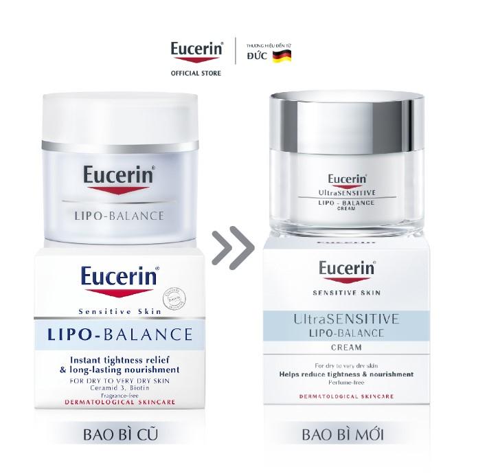 Kem dưỡng ẩm cho da mặt Eucerin Lipo Balance