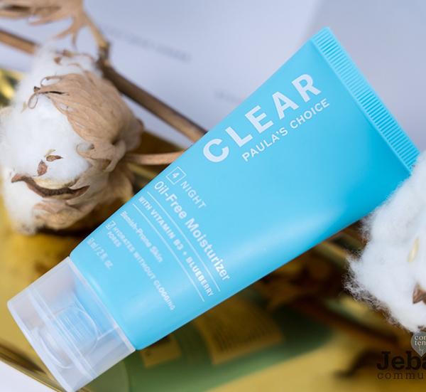 Kem dưỡng ẩm dịu nhẹ không chứa dầu dành cho da mụn Paula's Choice Clear Oil-Free Moisturizer full size 60ml