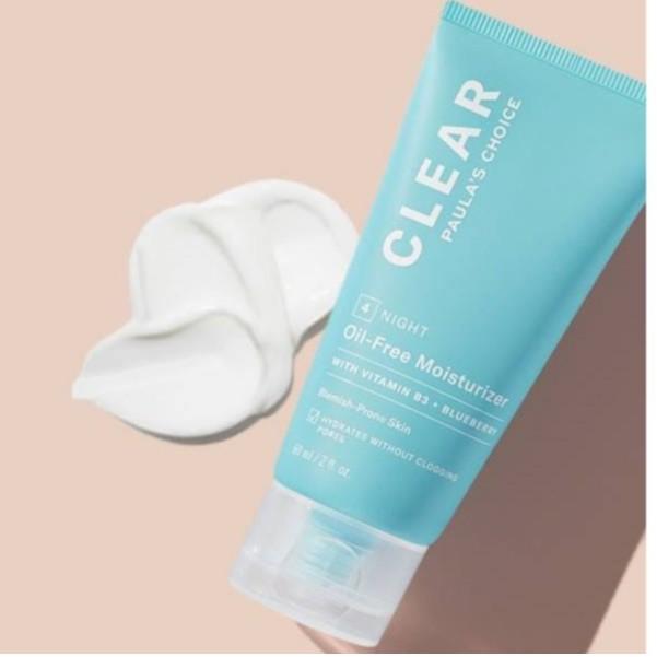 Kem dưỡng ẩm dịu nhẹ không chứa dầu dành cho da mụn Paula's Choice Clear Oil-Free Moisturizer full size 60ml