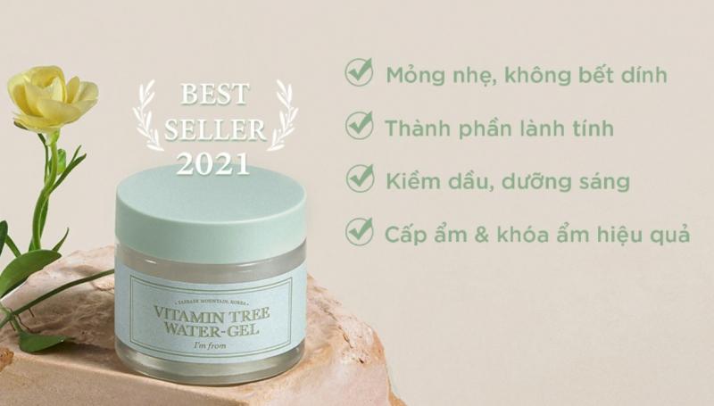 Kem dưỡng ẩm, kiểm soát dầu I'm from Vitamin Tree Water Gel