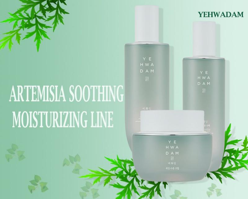 Kem dưỡng ẩm làm dịu da Yehwadam Artemisia Soothing Moisturizing Cream