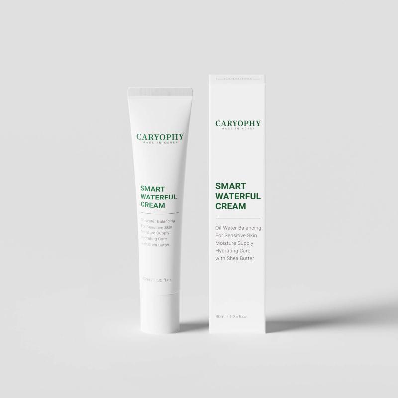 Kem dưỡng ẩm ngừa mụn phục hồi da Caryophy Smart Waterful Cream