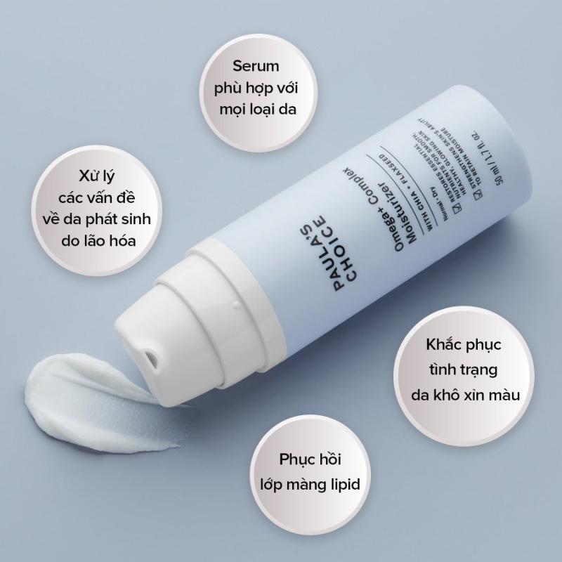 Kem dưỡng ẩm phục hồi, chống kích ứng và làm khỏe da Paula's Choice Omega + Complex Moisturizer 50ml