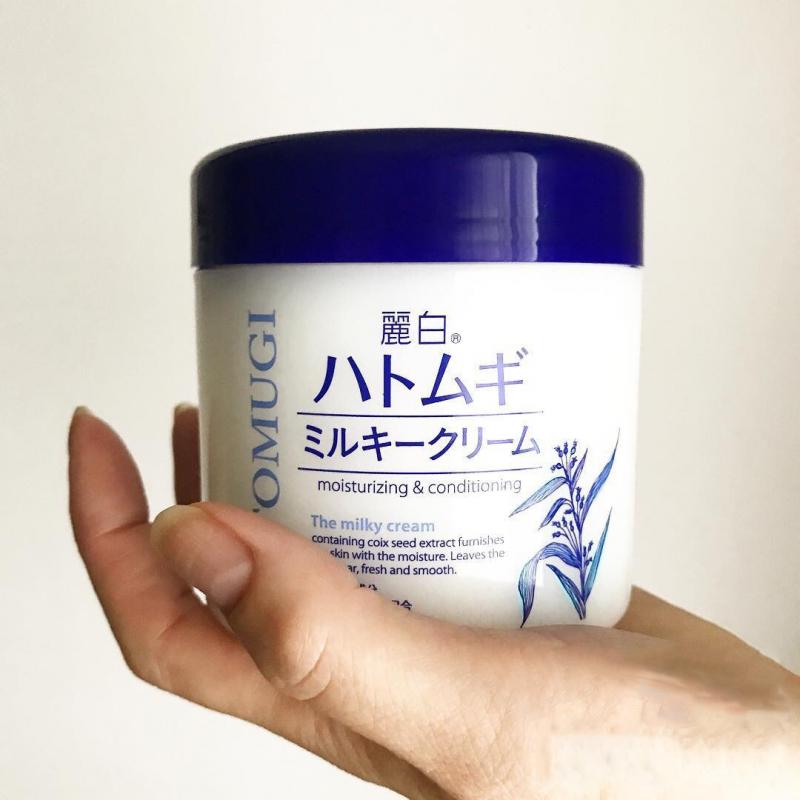 Kem dưỡng da Reihaku Hatomugi Moisturizing & Conditioning Milky Cream