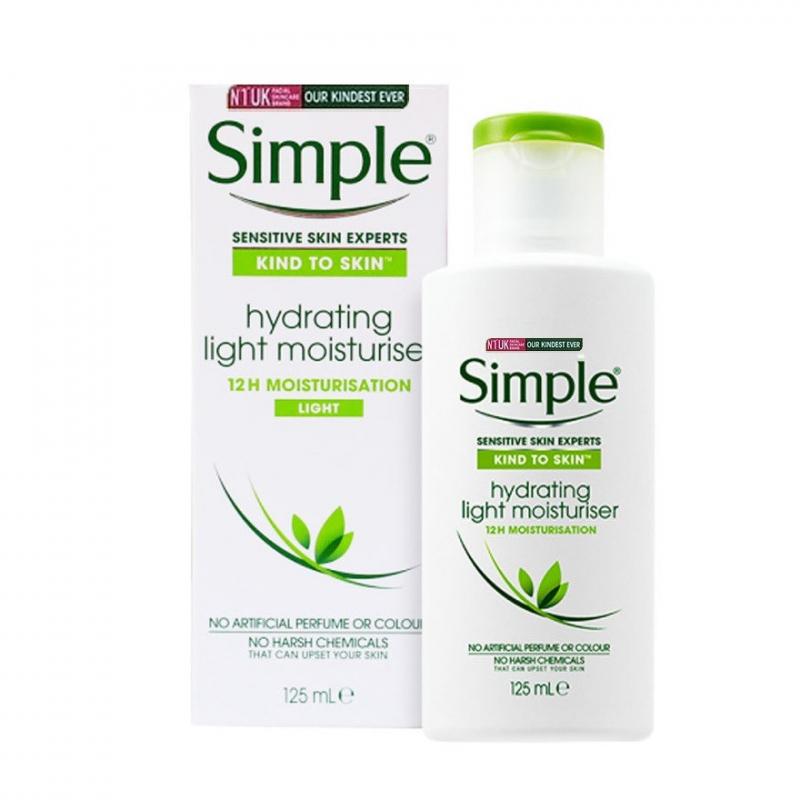 Kem dưỡng ẩm Simple Kind To Skin Hydrating Light Moisturiser