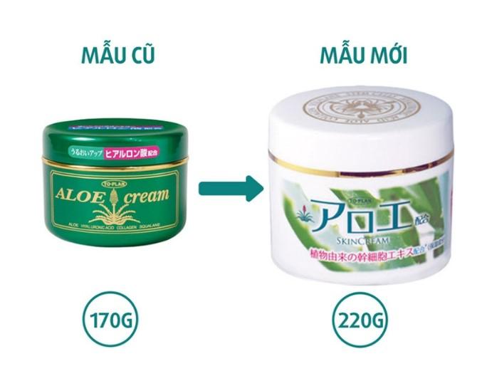 Kem dưỡng ẩm toàn thân chiết xuất lô hội to- plan Aloe Cream Nhật Bản