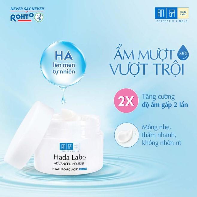 Kem dưỡng ẩm tối ưu Hada Labo Advanced Nourish Cream 50g