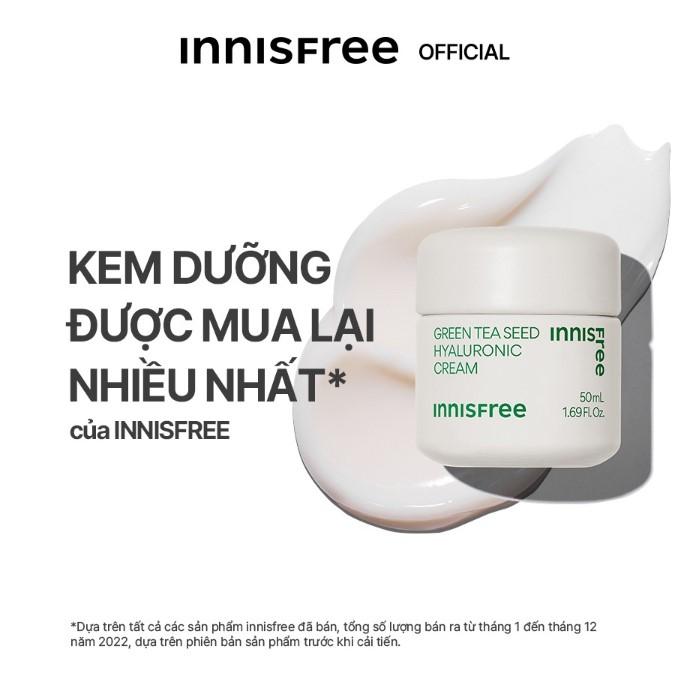 Kem dưỡng ẩm trà xanh Innisfree Green Tea Seed Hyaluronic Cream