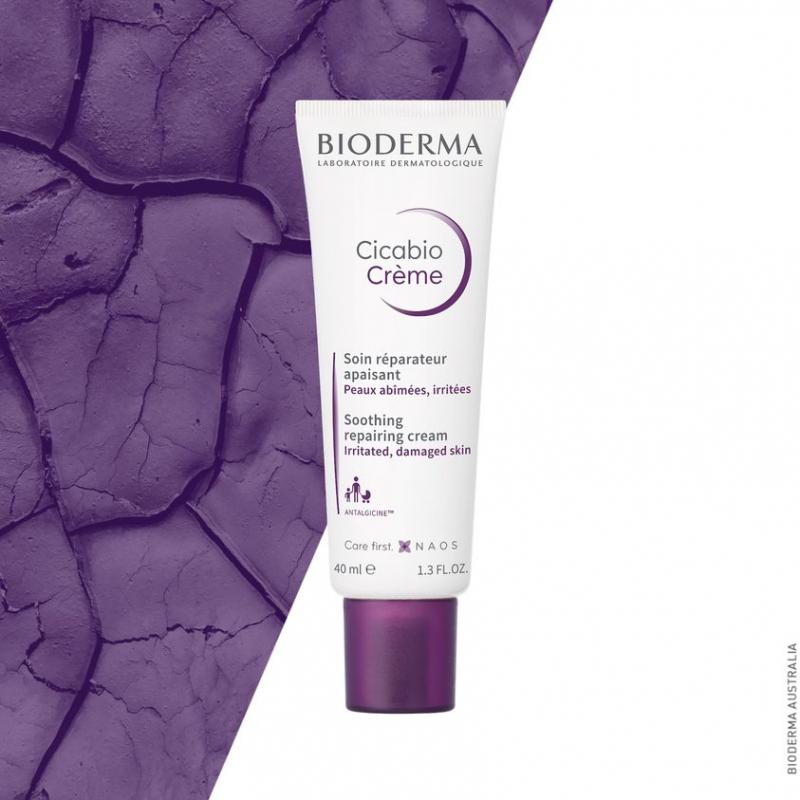 Kem dưỡng Bioderma Cicabio Creme phục hồi làm dịu da kích ứng 40ml