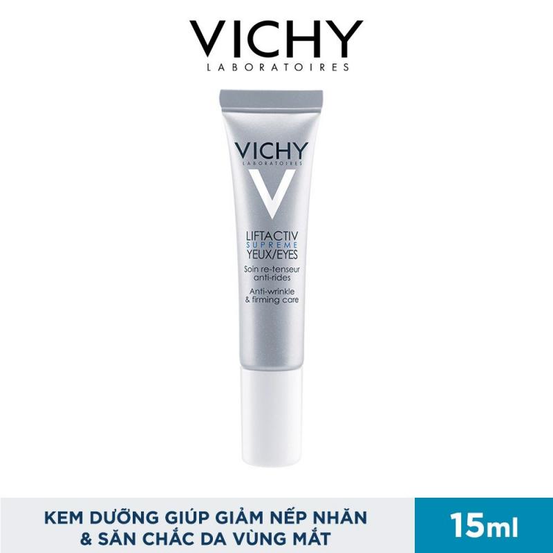 Kem dưỡng giúp giảm nếp nhăn & săn chắc da vùng mắt Vichy LiftActiv Eyes Supreme Global Anti-Wrinkle & Firming Care