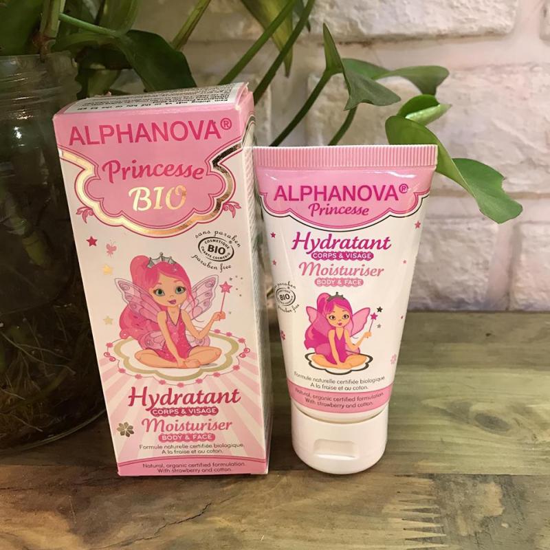 Kem dưỡng mặt và cơ thể hữu cơ cho bé gái Alphanova Princesse