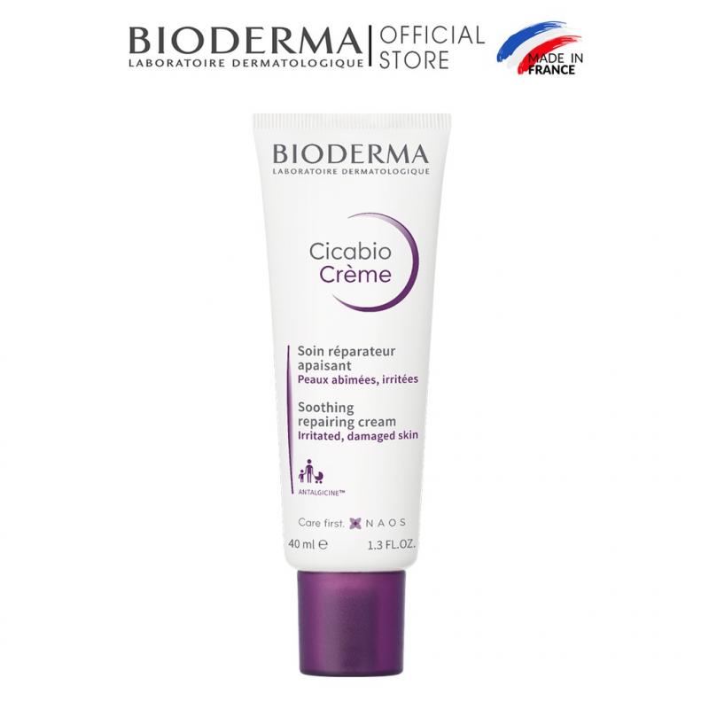 Kem dưỡng phục hồi da tổn thương Bioderma Cicabio Crème - 40ml