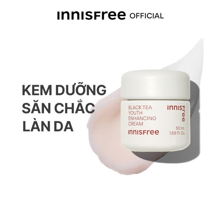 Kem dưỡng phục hồi da và chống lão hóa trà đen Innisfree Black Tea Youth Enhancing Cream