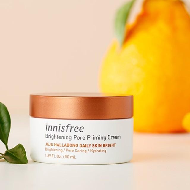 Kem dưỡng sáng da 3 trong 1 Innisfree Brightening Pore Priming Cream 50ml