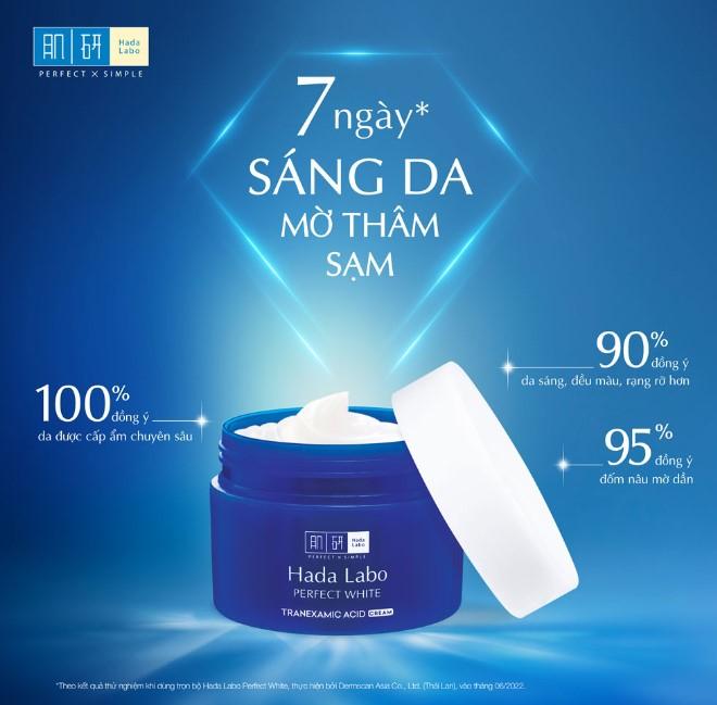 Kem dưỡng trắng Hada Labo Perfect White Tranexamic Acid Cream