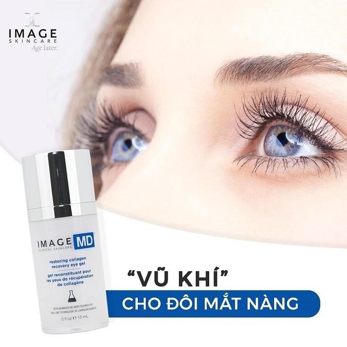 Kem dưỡng và tái tạo da vùng mắt Image MD Restoring Collagen Recovery Eye Gel