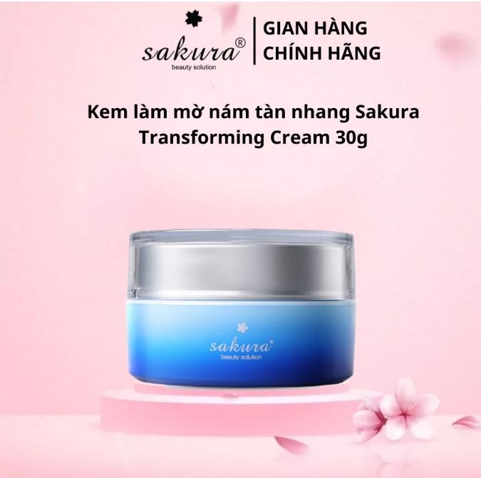 Kem làm mờ nám tàn nhang Sakura Transforming Cream