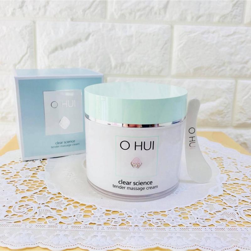 Kem massage cấp ẩm OHUI Clear Science Tender Massage Cream