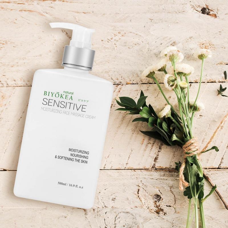 Kem massage mặt Biyokea Sensitive Moisturizing Face Massage Cream