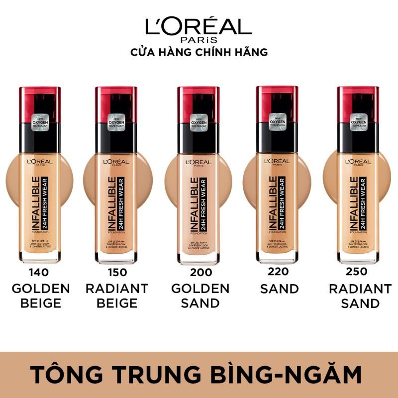 Kem nền L'Oreal Paris Infallible 24h Fresh Wear Liquid Foundation