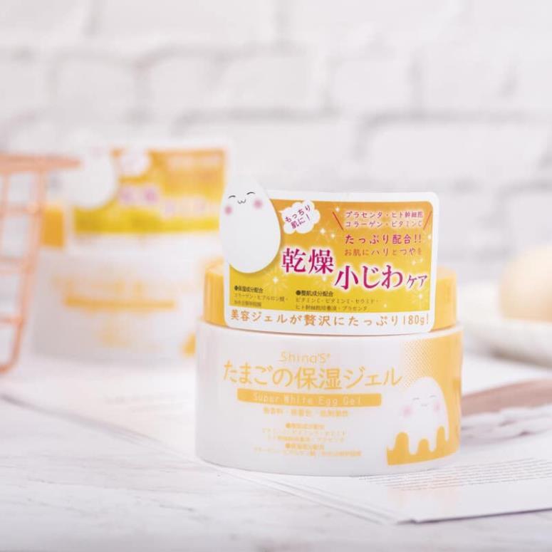 Kem Shina's Super White Egg Gel Nhật Bản 180g Hajako