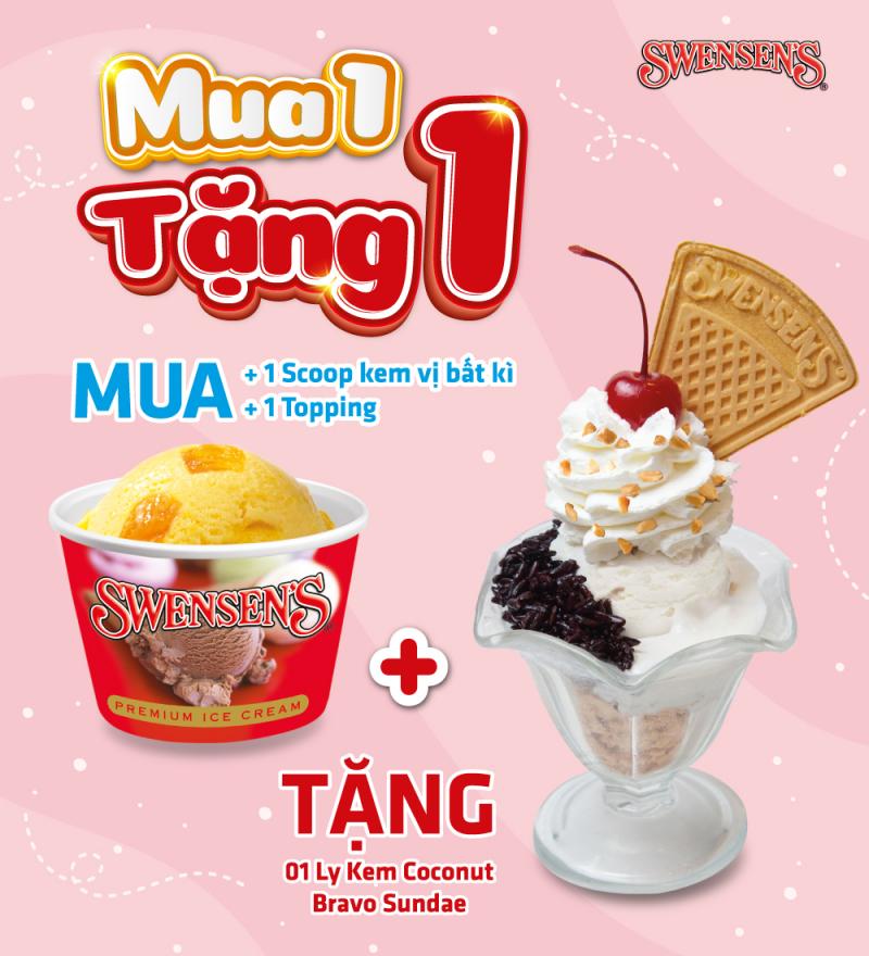 Kem Swensen’s hay có những chương trình siêu ưu đãi dành cho khách hàng