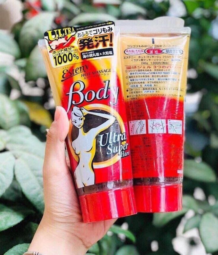 Kem tan mỡ bụng Esteny Body Hot Massage Gel Sana