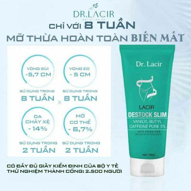 Kem tan mỡ Dr. Lacir Lacir Destock Slim