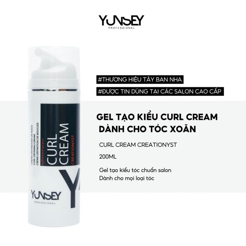Kem tạo kiểu và giữ nếp dành riêng cho tóc xoăn Yunsey Curl Cream