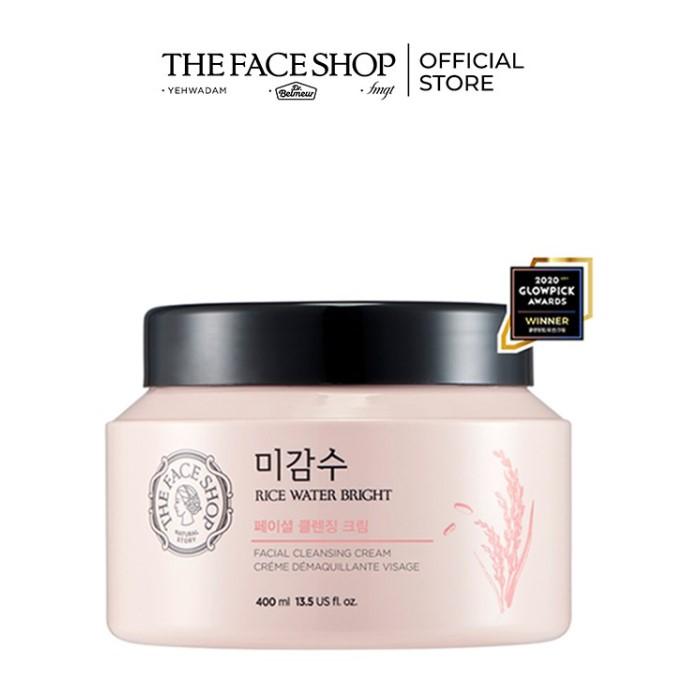 Kem tẩy trang làm sáng da Thefaceshop Rice Water Bright Facial Cleansing Cream