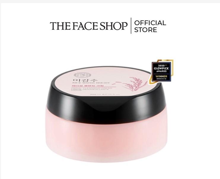 Kem tẩy trang làm sáng da Thefaceshop Rice Water Bright Facial Cleansing Cream