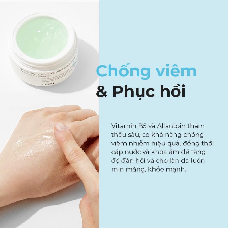Kem trà xanh dưỡng ẩm xoa dịu dạng Gel Cosrx