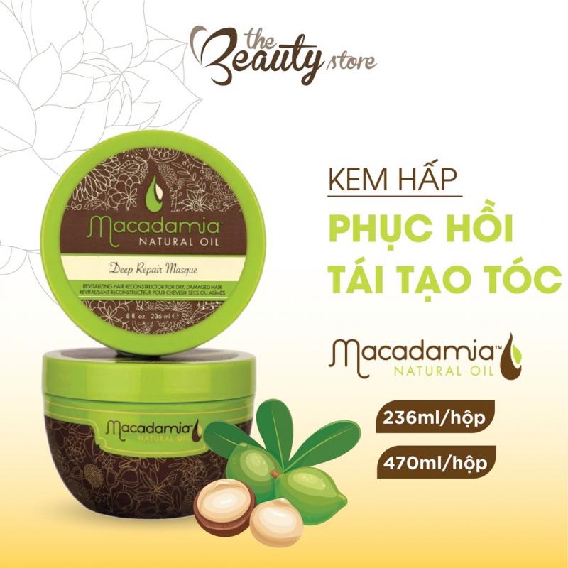 Kem ủ tóc phục hồi hư tổn Macadamia Deep Repair Masque