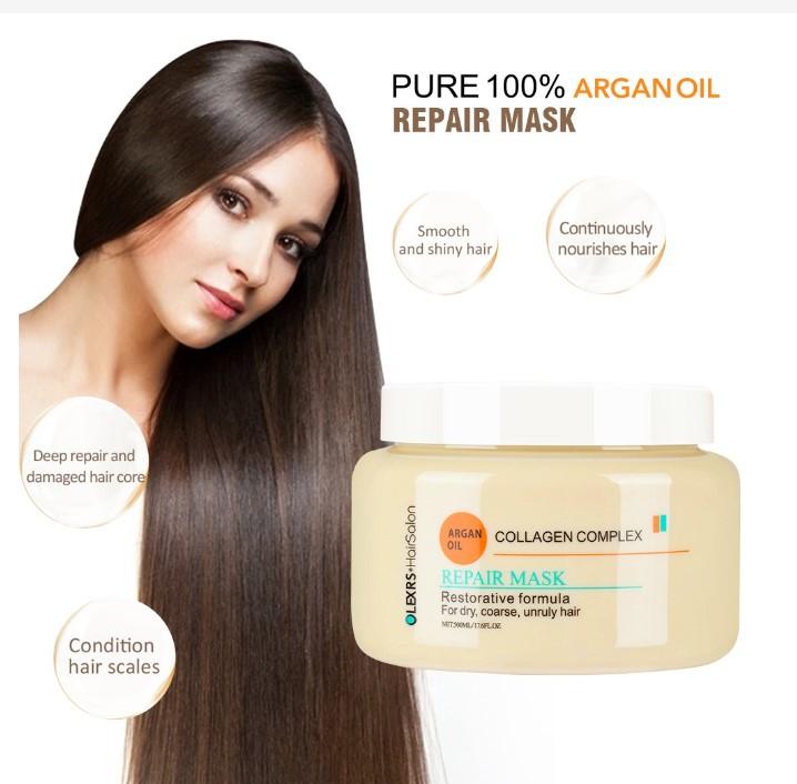 Kem ủ tóc phục hồi siêu mượt Olexrs Hair Salon Collagen Complex