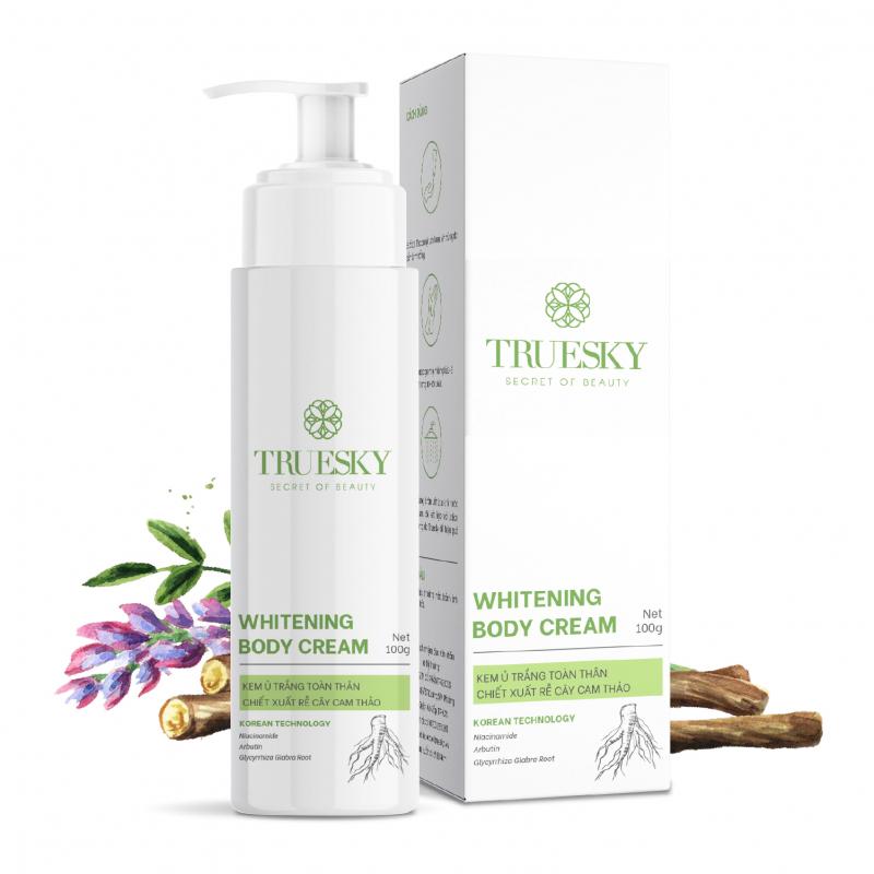 Kem ủ trắng toàn thân Truesky giúp làm trắng da body