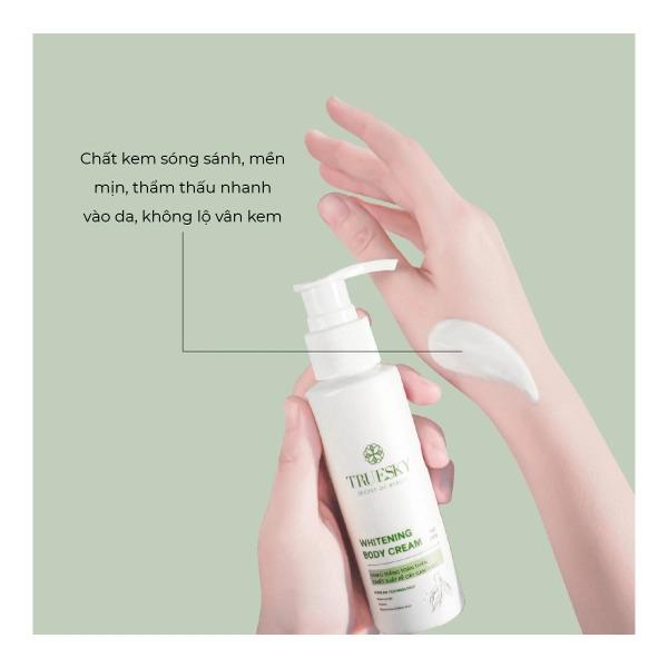 Kem ủ trắng toàn thân Truesky giúp làm trắng da body