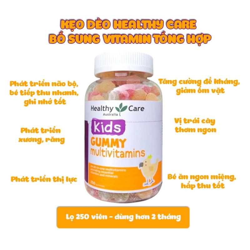 Kẹo dẻo cho bé Healthy Care Kids Gummy Multivitamins