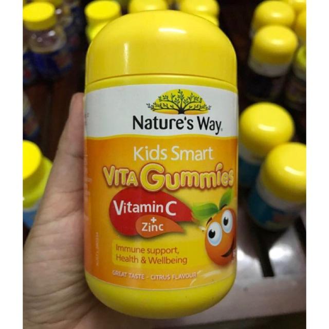 Kẹo dẻo Kids Smart Vita Gummies Vitamin C + Zinc