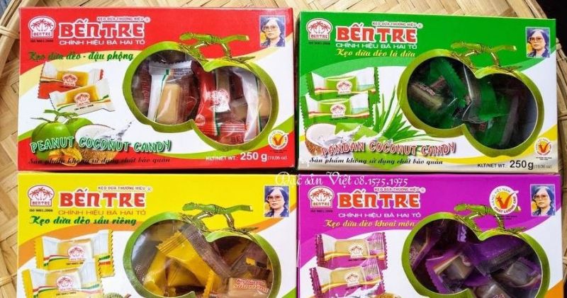 Kẹo dừa Bến Tre Bà Hai Tỏ