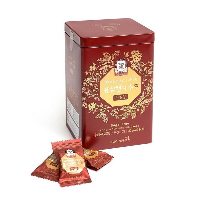 Kẹo hồng sâm không đường KGC Candy