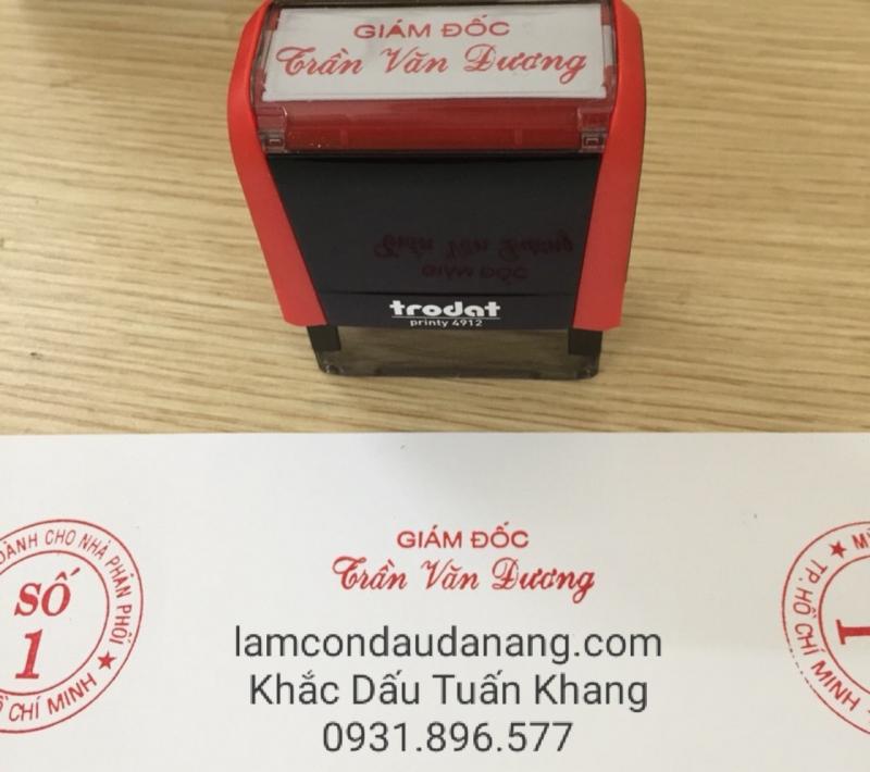 Khắc dấu Tuấn Khang