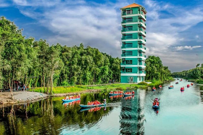 Khách Sạn Làng Nổi Tân Lập