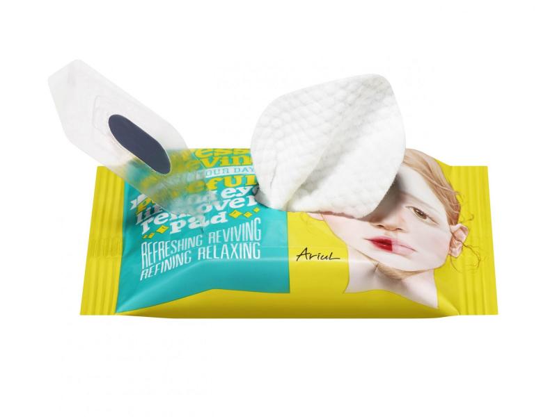 Khăn giấy tẩy trang mắt môi Ariul Smooth & Pure Lip & Eye Remover Pad