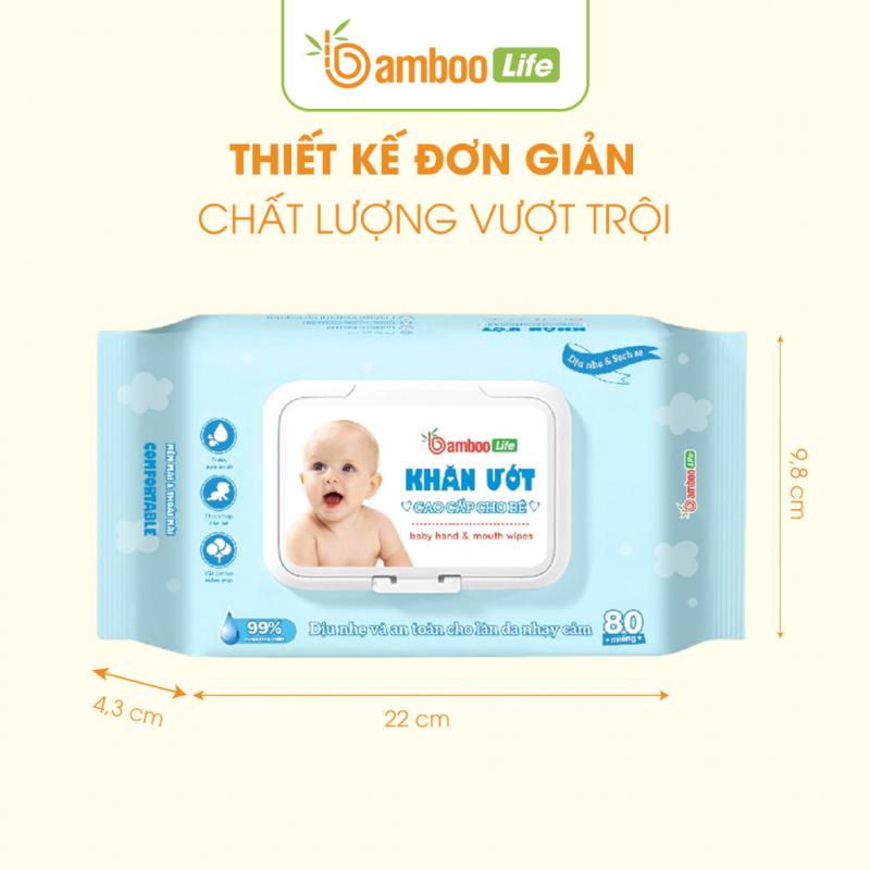 Khăn giấy ướt Bamboo Life