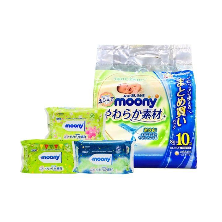 Khăn giấy ướt Moony Nhật