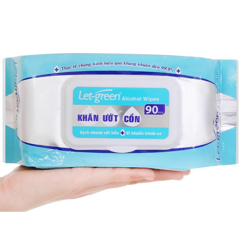 Khăn ướt cồn Let-Green
